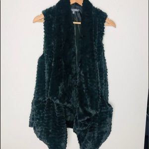 Wit and wisdom drapey fuzzy vest